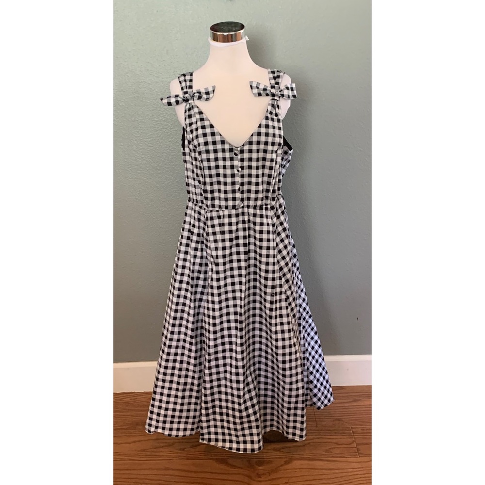 NWT Plaid Pin Up Dress Size 12